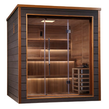Load image into Gallery viewer, Golden Designs "Bergen" 6-Person Outdoor-Indoor Traditional Sauna (GDI-8206-01)