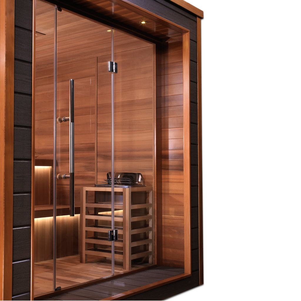 Golden Designs "Bergen" 6-Person Outdoor-Indoor Traditional Sauna (GDI-8206-01)