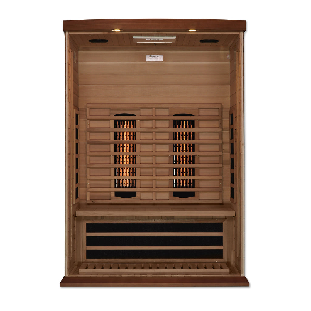 Golden Designs Maxxus 2-Person Full Spectrum Infrared Sauna (MX-M206-01-FS CED)